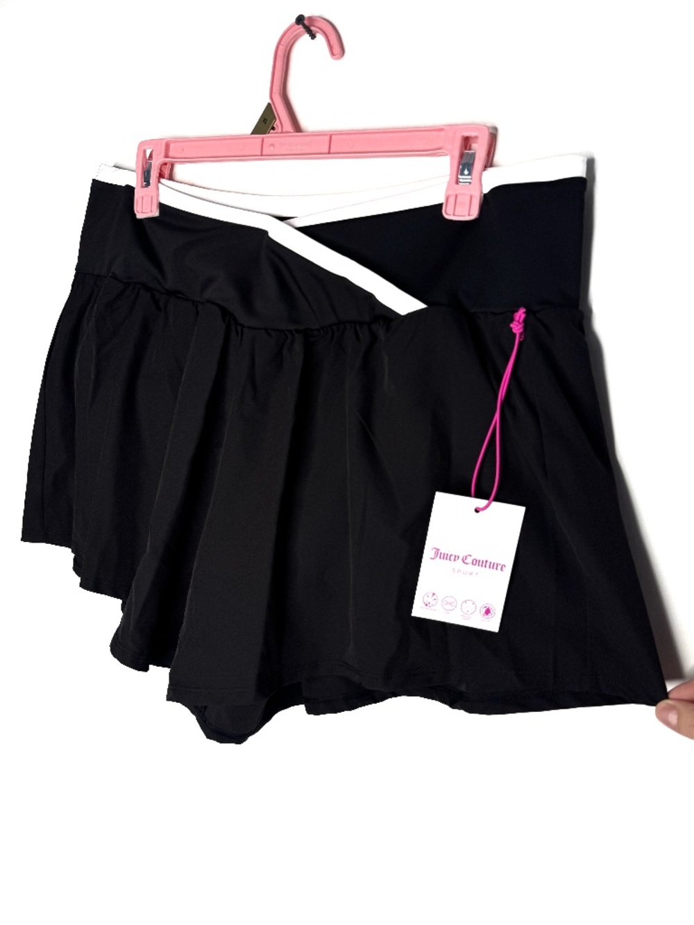NEW Juicy Couture black shorts size XL
